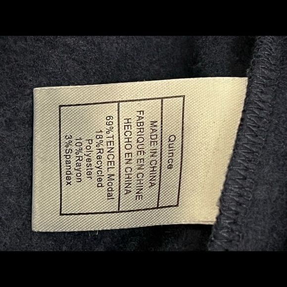 QUINCE Supersoft Fleece Wide Leg Pants - Picture 7 of 9